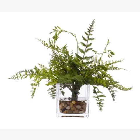 Ваза с искусственными растениями Папоротник, 
В 20
