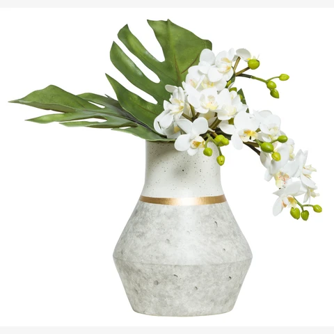 Композиция с орхидеей и монстерой, В 35