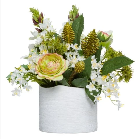 Композиция с садовыми цветами, В 25