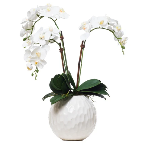 Искусственные цветы в вазе Орхидеи M, В 45
