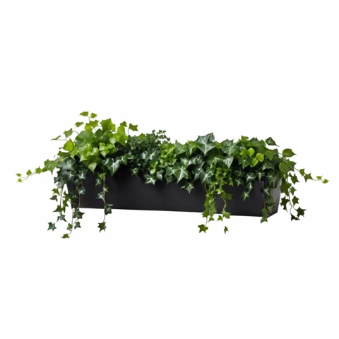 Кашпо с искусственными растениями №102, В25*Д100*Ш20