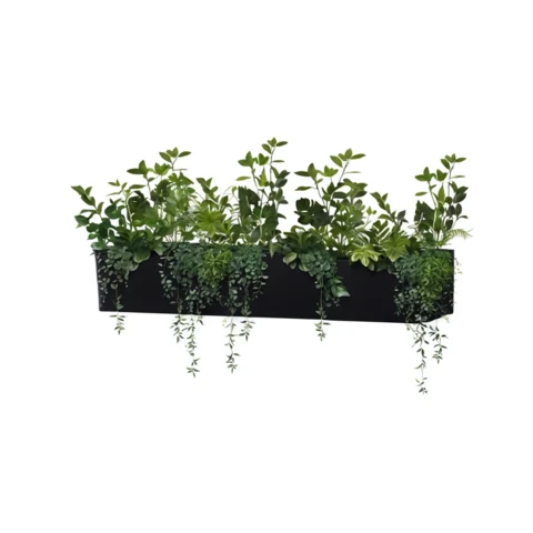 Кашпо с искусственными растениями №106, В40*Д100*Ш20