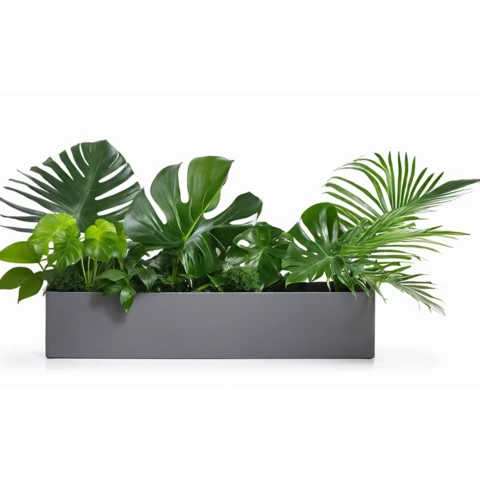 Искусственные растения в кашпо в Тропическом стиле №107, В40*Д60*Ш20