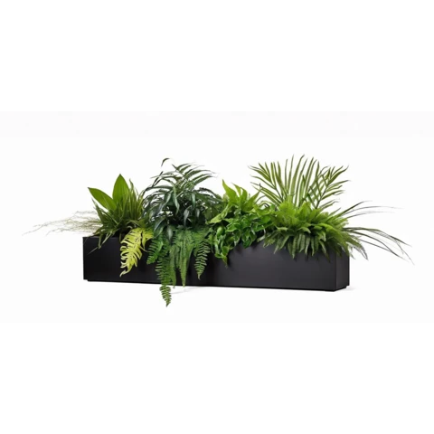 Растения искусственные в кашпо Микс №110, В45*Д100*Ш20