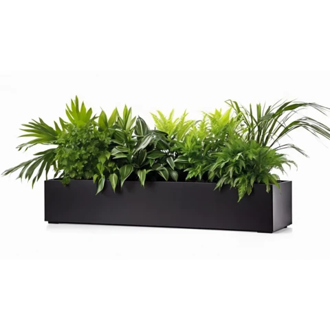 Растения искусственные в кашпо Микс №111, В45*Д100*Ш20