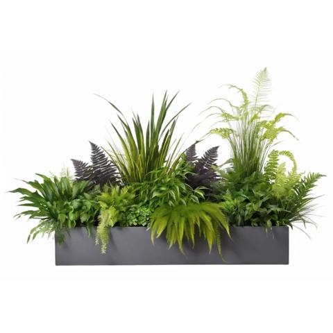 Растения искусственные в кашпо Микс №120, В70*Д100*Ш25