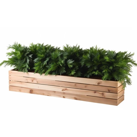 Композиция из искусственных растений в кашпо №130, В70*Д120*Ш25