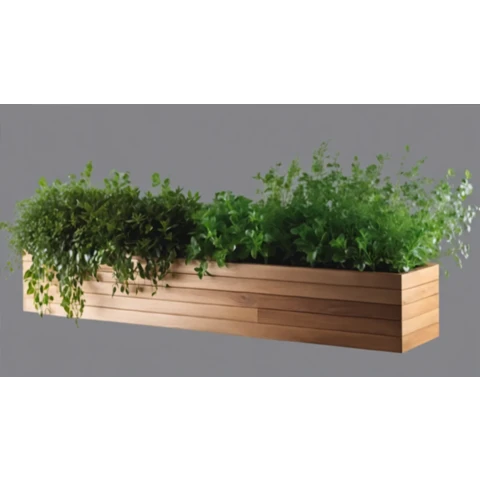 Композиция из искусственных растений в кашпо №131, В50*Д150*Ш25