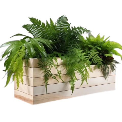 Растения искусственные в кашпо Микс №134, В75*Д100*Ш30