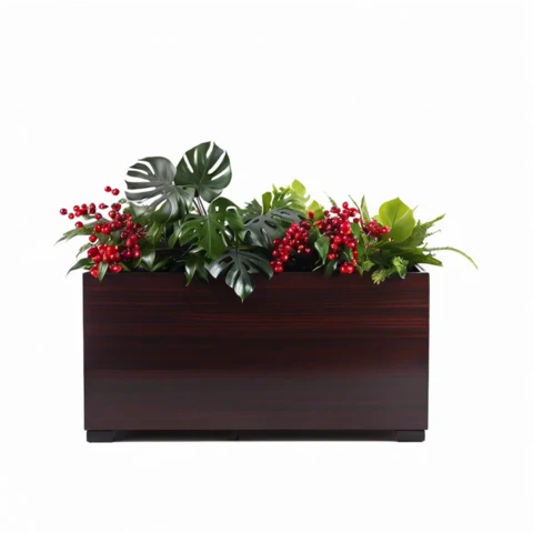 Растения искусственные в кашпо Микс №140, В85*Д100*Ш30