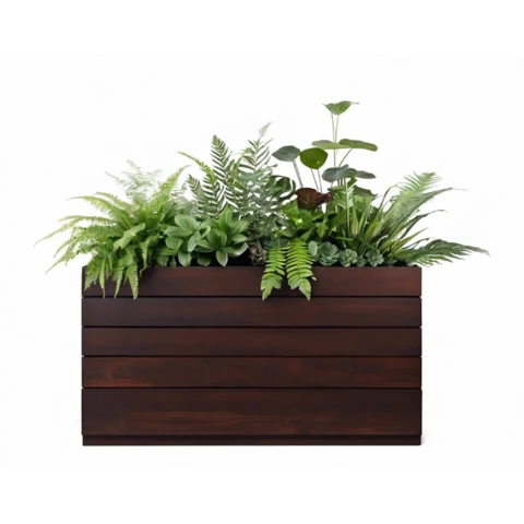 Растения искусственные в кашпо Микс №146, В85*Д100*Ш30