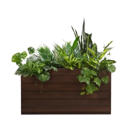 Растения искусственные в кашпо Микс №149, В85*Д100*Ш30