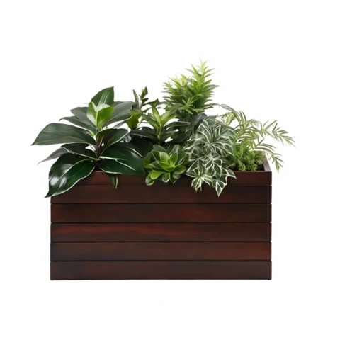 Растения искусственные в кашпо Микс №150, В85*Д100*Ш30