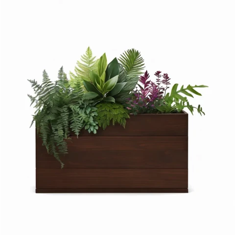 Растения искусственные в кашпо Микс №152, В85*Д100*Ш30