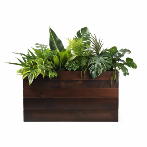 Растения искусственные в кашпо Микс №153, В85*Д100*Ш30