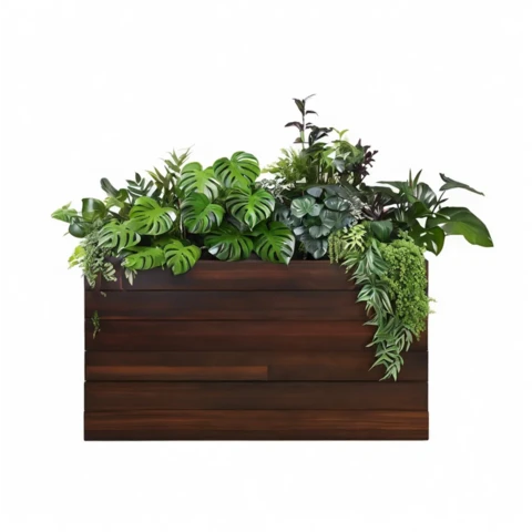 Растения искусственные в кашпо Микс №154, В85*Д100*Ш30