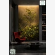 Фитобокс GardenGo с растениями за стеклом. 