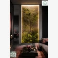 Фитобокс GardenGo с растениями за стеклом. 