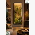 Фитобокс GardenGo с растениями за стеклом. 