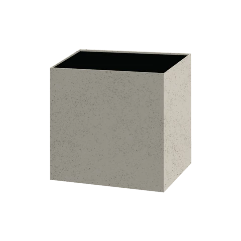 Кашпо полистоун CUBE