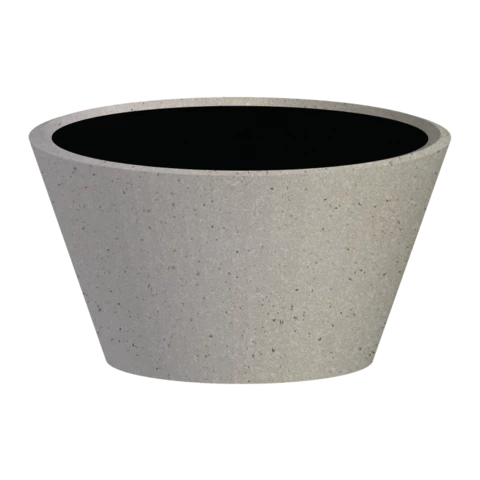 Кашпо полистоун PLATE