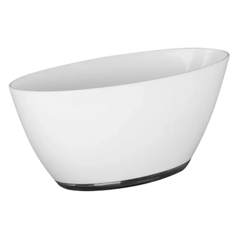 Кашпо лодочка белое Д36 В13