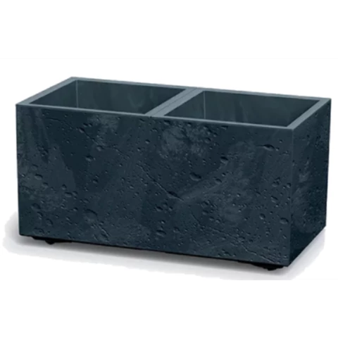 Кашпо под бетон с секциями Д77 В37, Антрацит