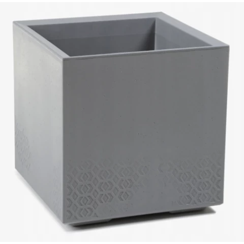 Кашпо под дерево Двойное Д40 В40, Серый