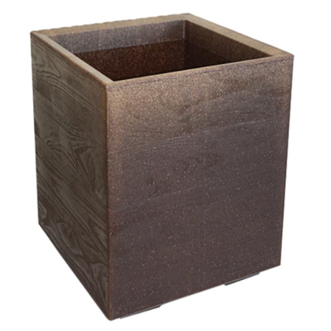 Кашпо под дерево Двойное Д40 В40, Коричневое
