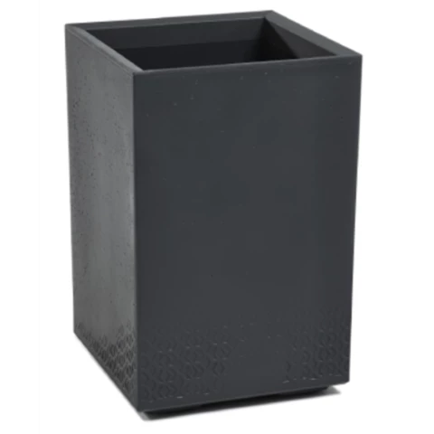 Кашпо Двойное Д40 В60, Чёрный