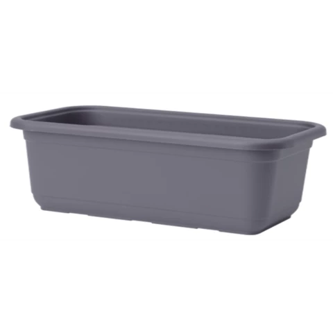 Кашпо балконное Д80 В13, Серый