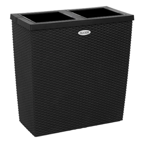 Кашпо Дивайдер Д65.5 В56, Чёрный