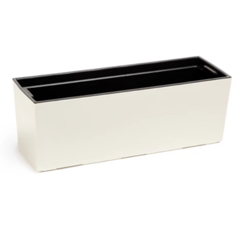 Кашпо балконное с вкладкой Д56 В19, Бежевый