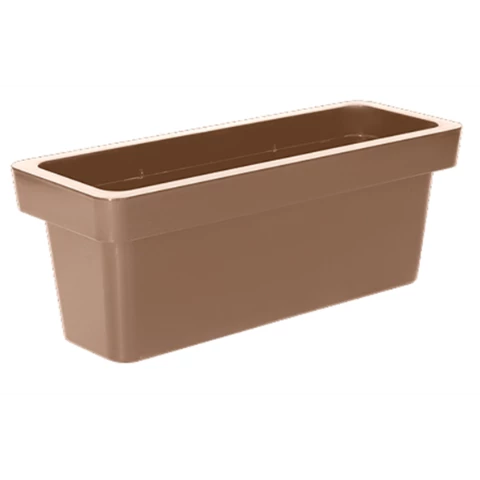 Кашпо балконное с рамой Д60 В25, Песочный