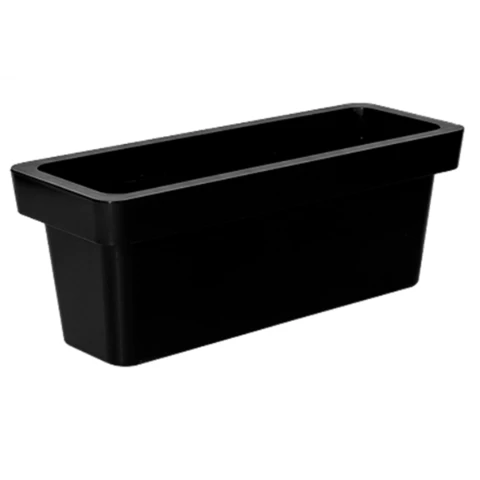 Кашпо балконное с рамой Д80 В30, Чёрный