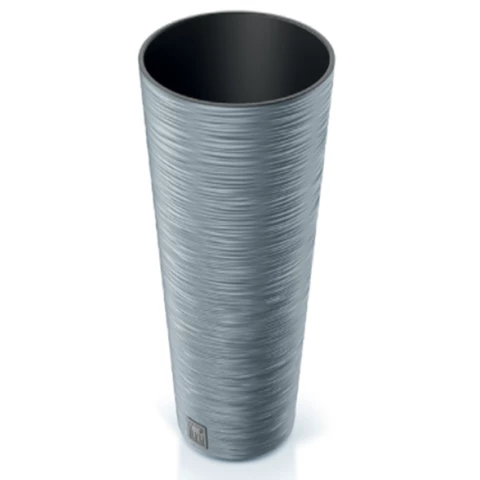 Кашпо высокое овальное Д30 В58, Серый