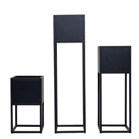 Кашпо на подставке Д29 В59, Чёрный