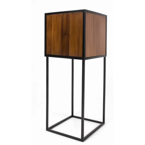 Кашпо на подставке Д29 В87, Коричневый