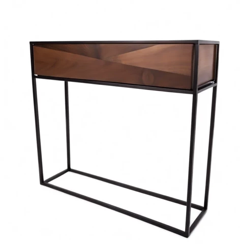 Кашпо на подставке Д80 В88, Коричневый