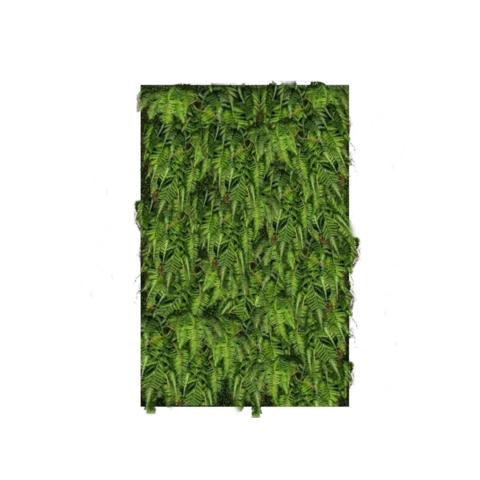 Фитостена искусственная с папоротником. Дизайн №114 