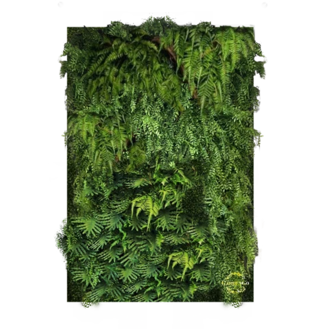 Фитостена искусственная в лесном стиле. Дизайн №115 