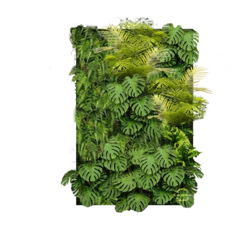 Фитостена искусственная с монстерой. Дизайн №118.1 