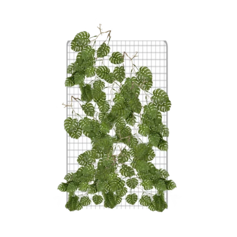 Фитостена искусственная свободной формы без рамы Дизайн №167 