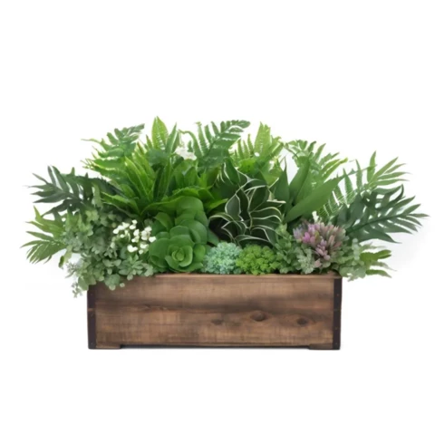 Растения искусственные в кашпо Микс №38, В35*Д50*Ш15