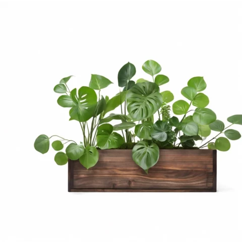 Растения искусственные в кашпо Микс №56, В35*Д50*Ш15