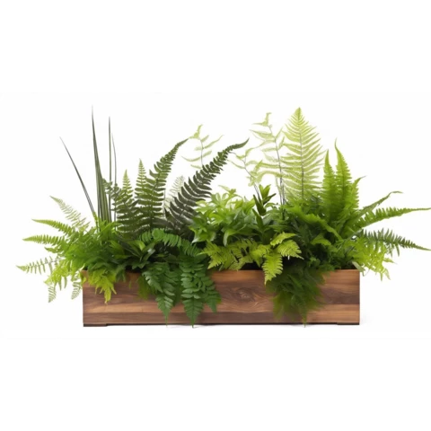 Растения искусственные в кашпо Микс №60, В35*Д50*Ш15