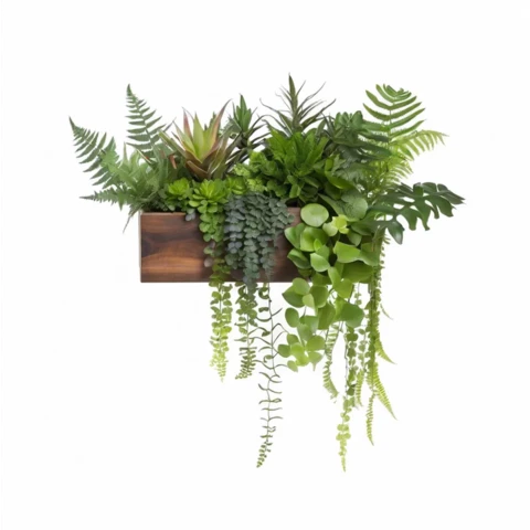 Растения искусственные в кашпо Микс №68, В35*Д50*Ш15