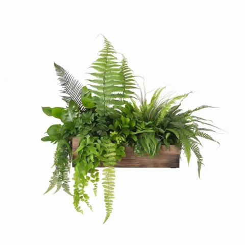 Растения искусственные в кашпо Микс №69, В35*Д50*Ш15