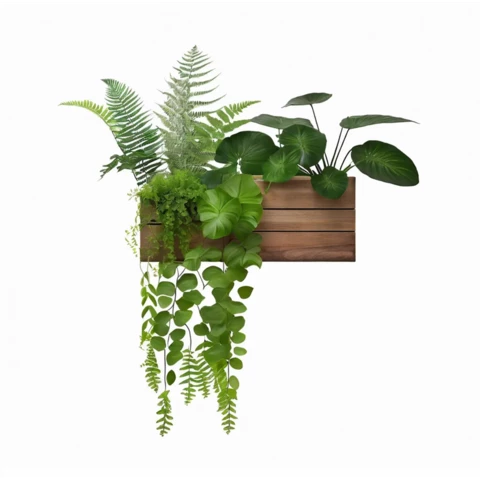 Растения искусственные в кашпо Микс №70, В35*Д50*Ш15