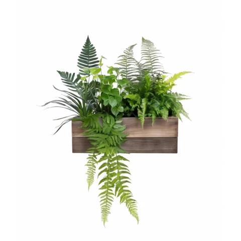 Растения искусственные в кашпо Микс №71, В35*Д50*Ш15